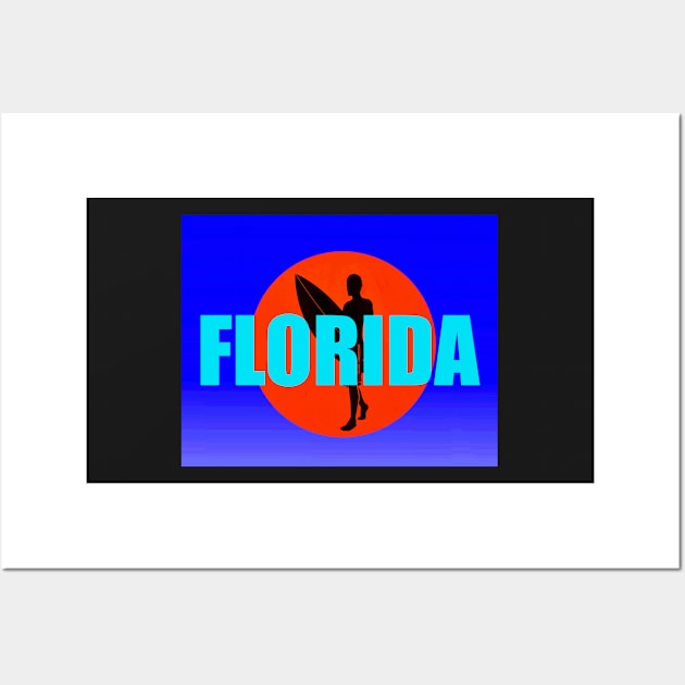 Florida sun design A Wall Art by dltphoto